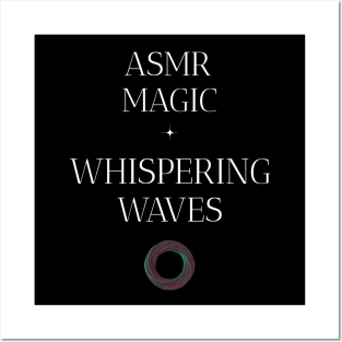 ASMR Magic Whispering Waves Wellness, Self Care and Mindfulness Posters and Art